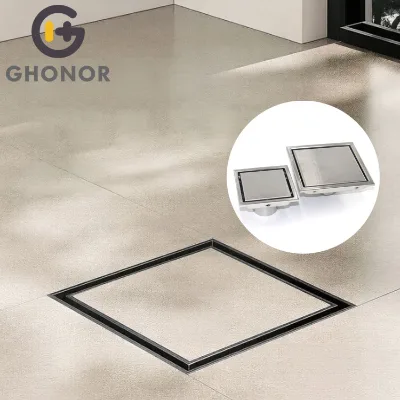 Bathroom Stainless Steel Square Floor Drain Cover 100X100 Drainage Cover Mould 10 Cm