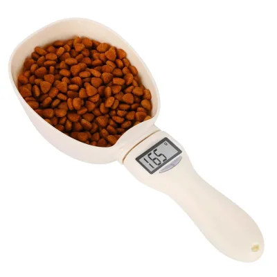 800g / 0.1g Digital Measuring Spoon Pet Food Weight Measuring Scoop Scale Digital Spoon Scale with LED Display