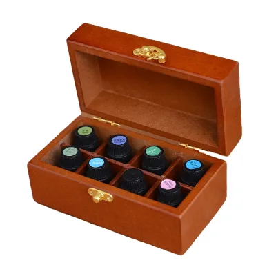 Factory Direct Supply Wood Box for Essential Oils Decorative Essential Oil Wood Box