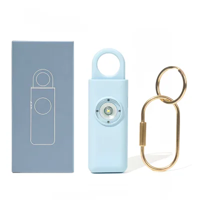 Portable Rechargeable Metal Personal Alarm Flash Light 130dB Self Defense Siren for Women Birdie Brand