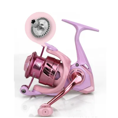 New Type Metal Spinning Reels Lightweight 5.2:1 Gear Ratio Saltwater Freshwater Spinning Fishing Reel for 1000-6000 Series
