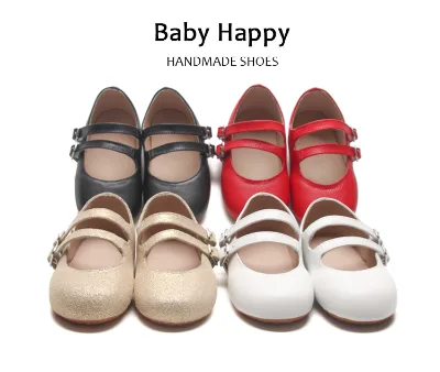 Women's Summer Casual Buckle Strap Platform Shoes Single-Layer Baotou Design Leather Lining Fashion Trend