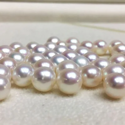 4-4.5mm AAAAA Grade Natural Seawater Akoya Loose Beads, Slightly Flawed, Third-party Certified, Wholesale for Jewelry Making.