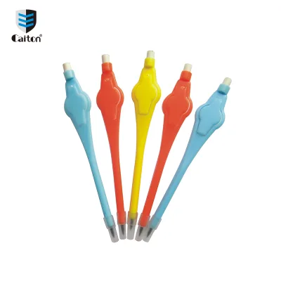 Custom Logo Manufacturer Promotional Plastic Golf Pencil With Clip And Eraser