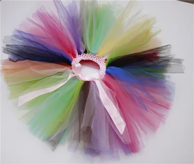 Wholesale The Beautiful For Chiffon Rainbow Baby Girls Party Short Layered Dress From China Supplier