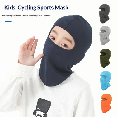 Outdoor Kids Cycling Face Mask Headgear Windproof Sports Headscarf Liner Bicycle Beanie Customizable Logo