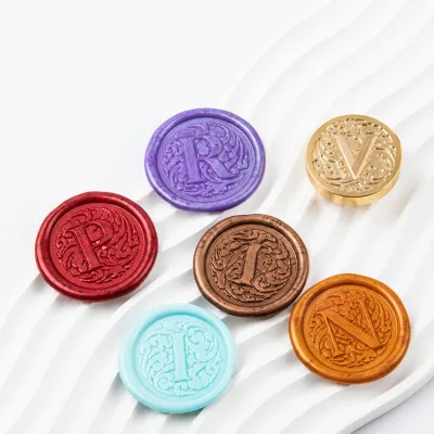 Copper Head Seal Wax Fire Lacquer Durable Brass Standard Stamp Wax-Sealed for Decorative Use