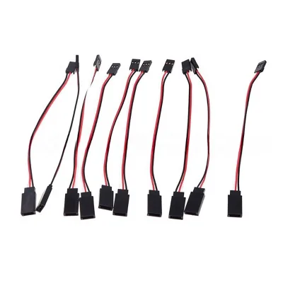 Model Aircraft Steering Gear Male to Female Terminal Cable Steering Motor Extension Servo Cable