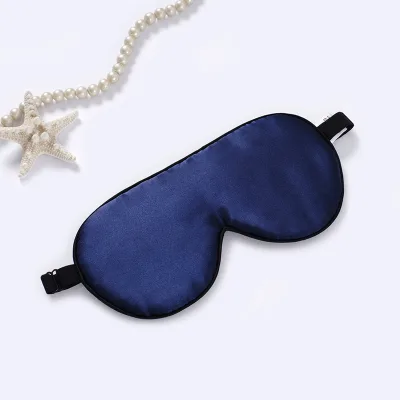 Soft Touch Curved Fitting Cooling Reliable Aid Breathable 16Momme Natural Mulberry Silk Curved Sleep Eyemask