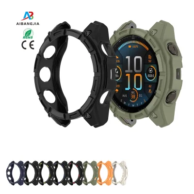 TPU Protection Bumper Frame Rugged Cover Case for Garmin Tactix 8 AMOLED Fenix 8 SOLAR Smartwatch Accessories