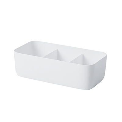 GREENSIDE Plastic Plain-colored Stackable Underwear Organizer Multi-functional Sock Sorter Drawer Divider Box for Bedroom Small
