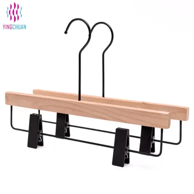 OEM Service Hanger Non-slip Custom Kledinghanger Lightweight Practical Heavy-duty Natural Wooden Hanger for Household