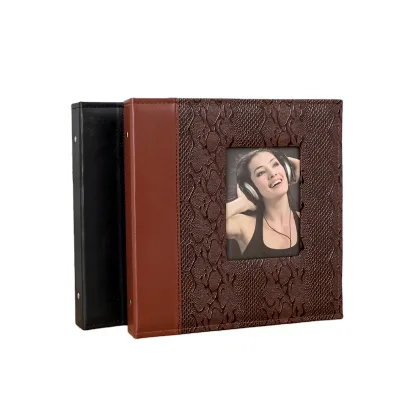 Wholesale Custom Leather Photo Album Sticker Album Scrap Book