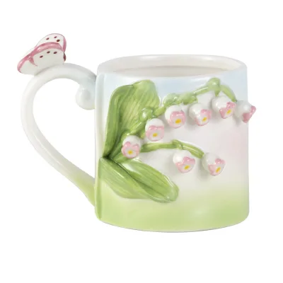 Handmade Irregular Ceramic Cups Coffee Mugs Custom Logo Ceramic Cup Rose Water Cup