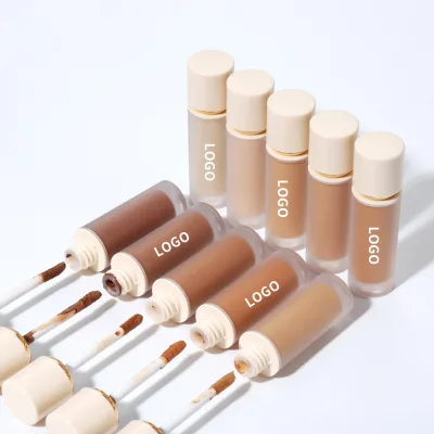 High Quality Full Coverage Hydrating Foundation Waterproof and Matte High Definition Concealer in Cream Form Natural Makeup