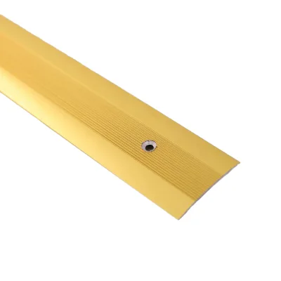 Curved Cover Floor Threshold Laminate Floor Transition Strip Aluminum 6063 T5 1mm Modern 2.5m Length Polished Anodized Surface