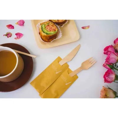 Wooden Knife And Fork Two Piece Set