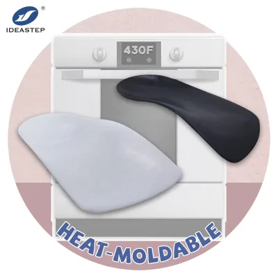 Ideastep pp Shell Heel Cup Insole Plantar Fasciitis Custom Insoles Orthotics Heat Moldable Orthotic Insole Making Machine Vecum