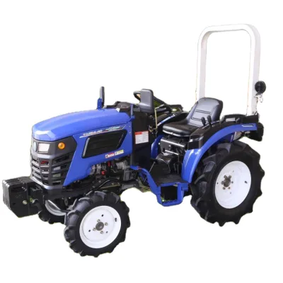 New CE EU EURO V Engine Wheeled 25hp Gear-driven Structure Mini Tractor Suitable for Small to Medium-sized Farmland Operations