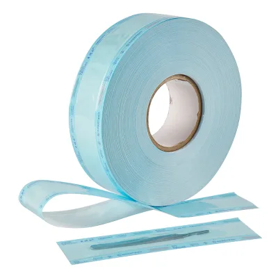 Medical Packaging Hot Selling Steam EO Chemical Indicators Sterilization Pouch Flat Roll Package