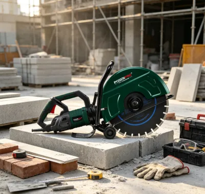 3900W Electric Concrete Wall Saw 16inch Blade Handheld Wall Cutting Machine for Building Construction and Pavement