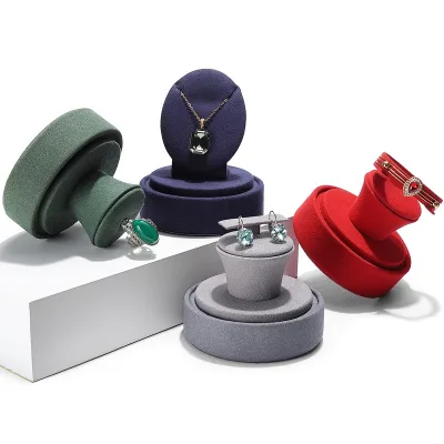 Jewelry Store Creative Dustproof Glass Showcase Countertop Display Stand for Bracelets Necklaces Rings Store Accessories