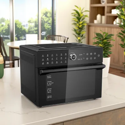 Multi-Cooker Air Fryer 30L - Turbo Mode Oven with 12H Timer & ≤140℉ Safe Surface (GS/ETL/CB Certified)