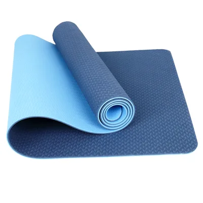 Custom Printed Yoga Mat Set with Natural Rubber for Living Room and Outdoors Slip-Resistant Use