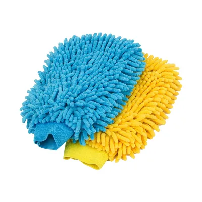 Sponduct Custom Logo Car Wash Mitt Glove,Cleaning Glove Car Wash Microfiber Glove Wash Car