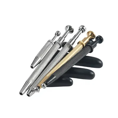 Cross-Border Piercing Four-Claw Bead Grabber Stainless Steel Small-Size Bead-Picking Tweezers Push-In Auxiliary Piercing Tool