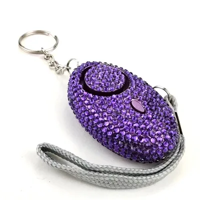 130dB Self Defense Supplies Key Chain Alarm LED Light Personal Alarm for Women Security