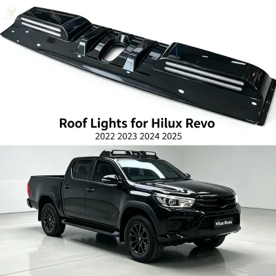 Pickup Truck Car Body Conversion Kit Lighting Systems Roof Lights Front Spoiler With Light for Hilux Revo 2022 2023 2024 2025