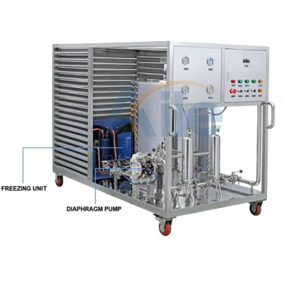 50L 100L 200L 300L Perfume Freezing Mixing Filter Perfume Making Machine Perfume Freezing Chiller With Filter
