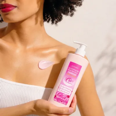 Skin Tone Brightening Smoothing Body Lotion for All Skin Tone Deep Moisturizing SPF50++ Glutahione Nicotinamide Body Lotion