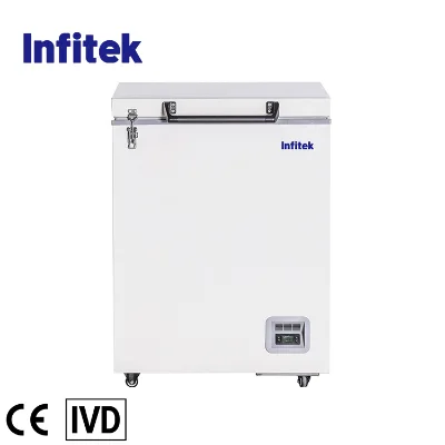 Infitek Lab Medical -25 Degree Chest Freezer CE Certifiedp with Power Failure Protect Low Temperature Vaccine Freezer