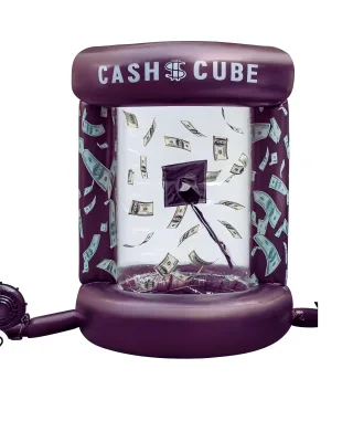Inflatable Cash Grab Box Money Grad Booth Money Box Type Inflatable Cash Cube for Advertising Wedding Event Party