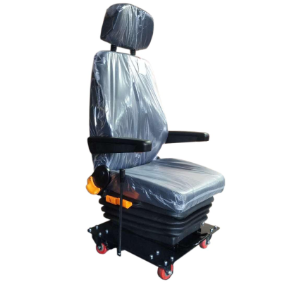Black PU Material Universal Truck Seat Free Moving Engineering Car Seat Modified Car Seat