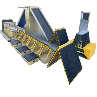 New Arrival Kids Outdoor Combination Obstacle Course Training Equipment Climbing Set Parkour Equipment with Parkour Obstacles