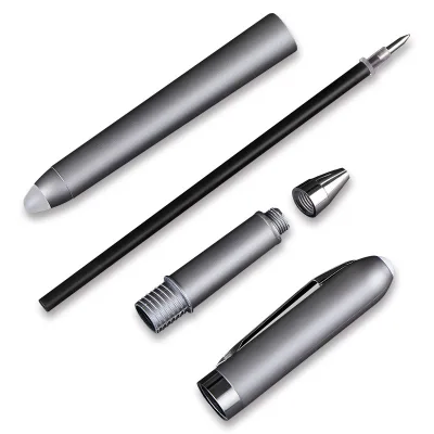 Factory Price Cap Type Erasable Gel Pen Shiny Metal Appearance Metal Clip Thermally Sensitive Erasable Ink for Daily Journal