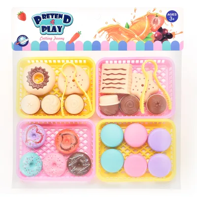 Pretend Play Toy Set Dessert Sweet Educational Pasty Toy Set  Play Food  Toy Dessert Set