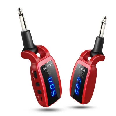Electric Guitar Bass Wireless Microphone Transceiver Electronic Wind Instrument Transmission System Pickup Receiver Transmitter