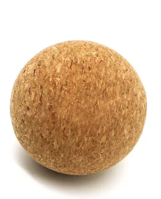 Yoga Therapy Cork Peanut Ball Natural Eco Friendly Durable Lightweight Muscle Relaxation Custom Size Massage Ball Relieve Stress