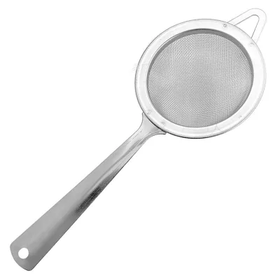 Food Grade Matcha Powder Fine Mesh Sieve Strainer Juice Egg Tea Coffee Flour Filter Sifter Stainless Steel Tea Strainer Mesh