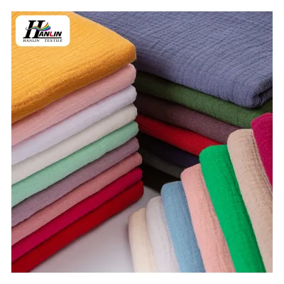 Make to Order Textile Spun 100% Cotton Gauze Fabric for Baby Clothes
