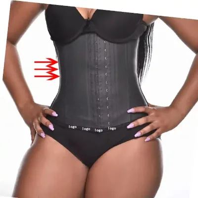 2025 Everyday Style Waist Trainer BBL Sheath Colombian Girdles Faha 3 Rows Hooks Closure Steel Bones Post Surgical Reductora