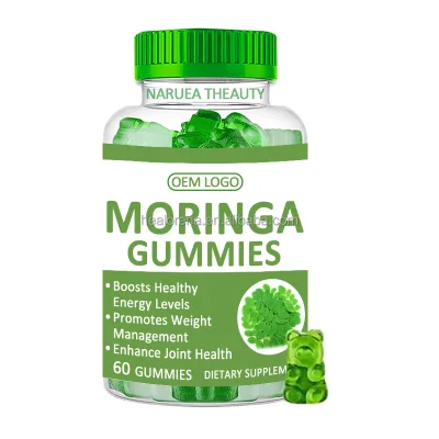 OEM Private Label Super Greens Moringa Leaf Extract Gummies Slimming Product Moringa Gummies