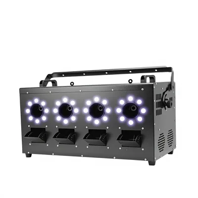 With Four-Hole Cigarette Puffing LED Waterproof Wedding Smoke and Fog Bubble Machine for Stage Effect Show