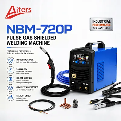 NBM-720P Industrial Pulse MIG MAG Welder 270A Gas Shielded Welding Machine Digital Control Heavy Duty Metal Fabrication OEM