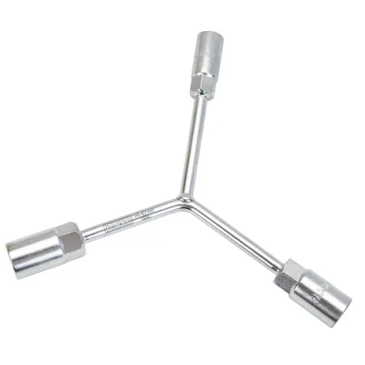 Premium PONDRIO Heavy Duty Metric Socket Wrench Extended 10mm CR-V 3-Way Y-Type OEM Auto Hand Tool for Mechanics