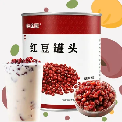 High Quality Canned Adzuki Beans in Syrup, Ready-to-eat Red Beans for Dessert, Bulk OEM Private Label Available
